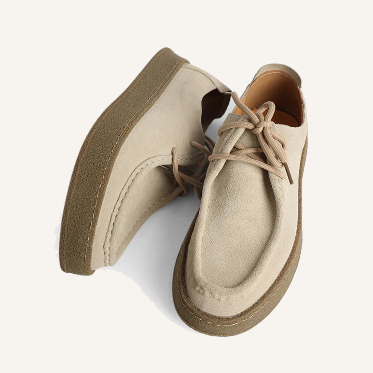 Craffito Men’s Suede High-Sole Shoes