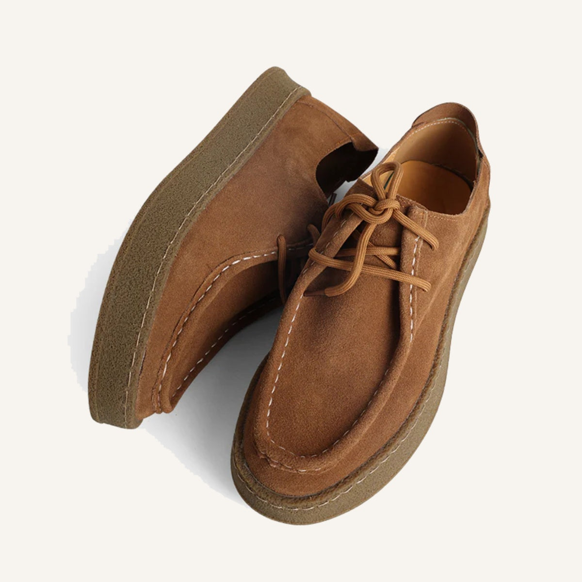 Craffito Men’s Suede High-Sole Shoes