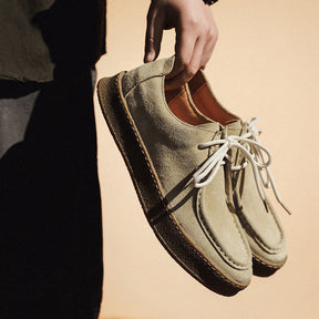 Craffito Men’s Suede High-Sole Shoes