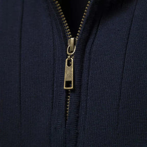 Verri High-Collar Zipper Sweater