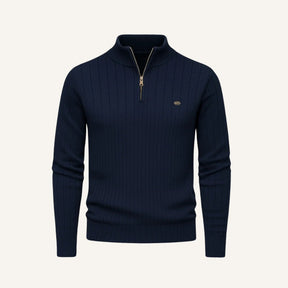 Verri High-Collar Zipper Sweater