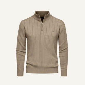 Verri High-Collar Zipper Sweater