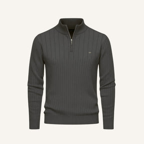Verri High-Collar Zipper Sweater
