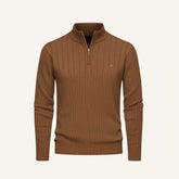 Verri High-Collar Zipper Sweater