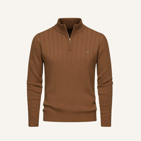Verri High-Collar Zipper Sweater