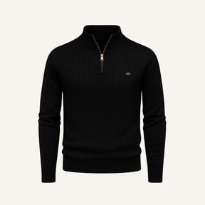 Verri High-Collar Zipper Sweater