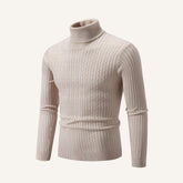 Rizzo High-Collar Old Money Pullover Sweater