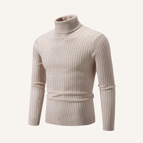 Rizzo High-Collar Old Money Pullover Sweater