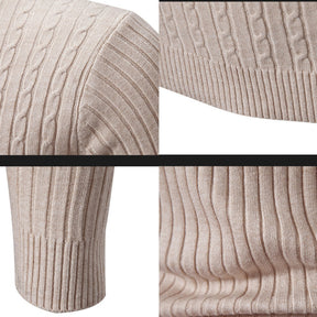 Rizzo High-Collar Old Money Pullover Sweater
