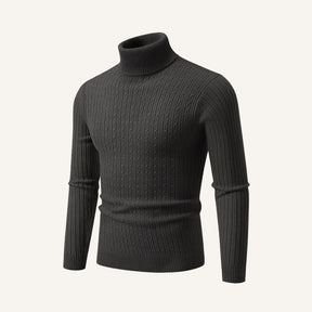 Rizzo High-Collar Old Money Pullover Sweater