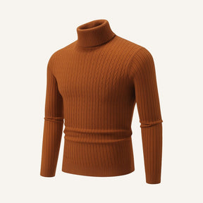 Rizzo High-Collar Old Money Pullover Sweater