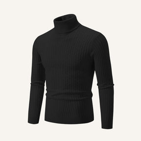 Rizzo High-Collar Old Money Pullover Sweater