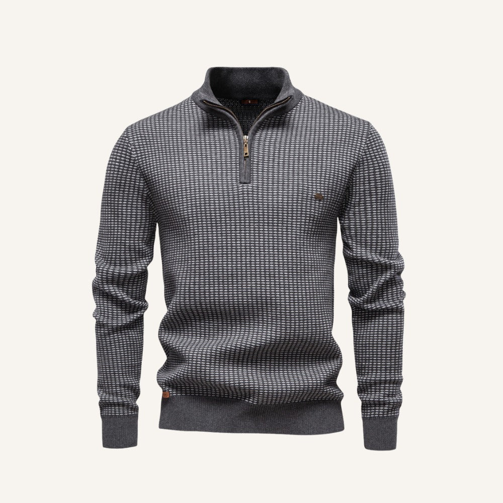 Vaccioni Half-Zip Knit Sweater