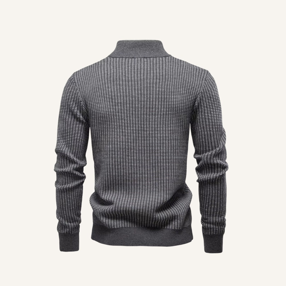 Vaccioni Half-Zip Knit Sweater