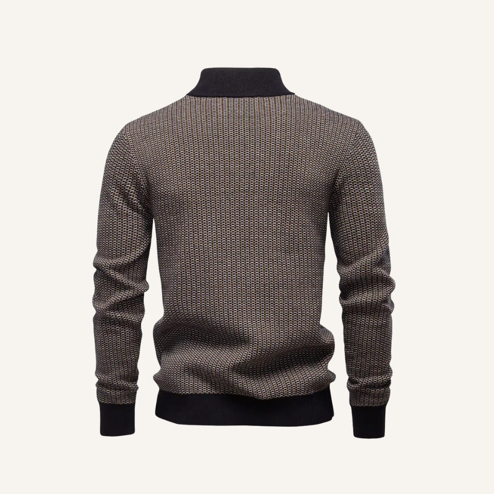 Vaccioni Half-Zip Knit Sweater