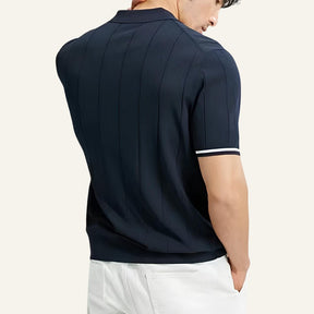 Men's Old Money Valence Half-Zip Polo Shirt