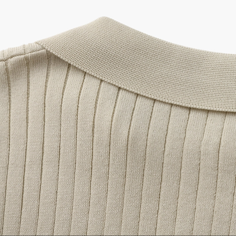 Premium Ribbed Polo Shirt Sollome